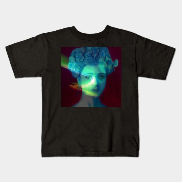 Aurora Kids T-Shirt by teenamarie23art